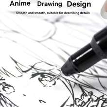 5支装超细绘图笔，绘图针笔，适用于日记、线条画、漫画线条画、素描和水彩画等艺术用途。 - 彩色 - 查看 8