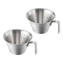 Tendencia2 Tazas Medidoras De Café Espresso Vaso Medidor Leche 100ml PlateadoCalidad premium - 1 - Ver 10