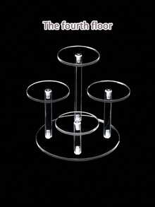 7-Tier Acrylic Display Rack - Suitable For Figurines, Collectibles And Jewelry - Multifunctional Storage Rack For Toys, Dolls And Accessories - Weather-Resistant Surface Storage - Black And Transparent - Multicolor - View 5