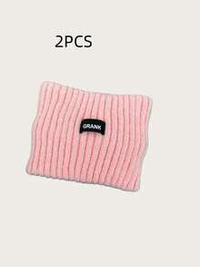 1pc/4pcs Solid Color Polyester Headband, Autumn/Winter - Multicolor - View 31