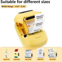 Marklife Label Maker- Thermal Label Printer, Portable Label Makers For Product, Address, Small Business, Sticker, Home, DIY, Compatible With Android, IOS, Windows, With 1 Roll Label Sticker