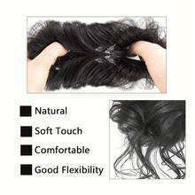 8 Pulgadas Moño Chignon Rizado Sintético Elástico Scrunchies Desordenado Accesorio de Extensión de Cabello Pieza de Recogido Accesorios para el Cabello