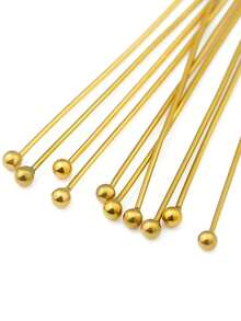 20pcs 20/25/30/35/40/50/70mm Stainless Steel Round Head Ball Pins, DIY Jewelry Accessories Materials For Bracelet, Earrings - Diy - View 6