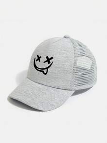 1顶儿童透气网眼X形图案棒球帽，时尚夏季户外帽，男女童皆宜 - 1PC - 查看 13