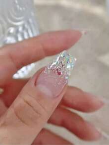 1 Hộp Hạt Nhũ Kim Tuyến Cao Cấp Fiote Nhật Bản, Hạt nhũ kim tuyến 3D ba chiều, Hình Dán Lấp Lánh Trong Suốt - Nhiều màu - Xem 2