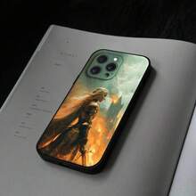 Funda de Teléfono Trono de Cristal compatible con  16 15 11 13 14 Pro Max 7 8 Plus X Xr Xs Max 12mini, Funda Negra, Funda compatible con  17 pro max,  17 pro,  17,  16 pro max - z7 - Ver 6