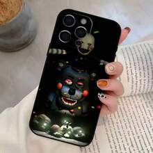 Funda de teléfono Five-Nights-At-Freddys F-Fnaf compatible con  17,16,15,14,13,12,11 Plus, Pro Max, XS, cubierta de silicona suave negra, funda compatible con  17 pro max, funda  17 pro, funda  17, funda  16 pro max - z3 - Ver 6