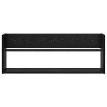 vidaXL Étagère à magazines 2 pcs Chêne noir 80 x 12 x 30 cm - Noir - Voir 7