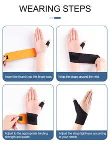 1pc Adjustable Lightweight Yoga Badminton Tennis Fitness Elastic Sports Wristband - Multicolor - View 6