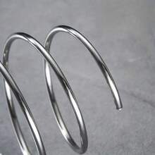 1 Piece Bathroom Spiral Hair Dryer Holder, No-Drill Adhesive Wall Mount Organizer, Nail-Free Removable Hairdryer Storage Rack, Home Bathroom Hair Styling Tool Organizer Bathroom - Silver - View 7