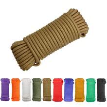 10M 4mm Diameter 7-Core Colored Silk Paracord Outdoor Warning Rope Tent Hanging Rope Multi-Functional Outdoor Rope DIY Craft Rope - Multicolor - View 9