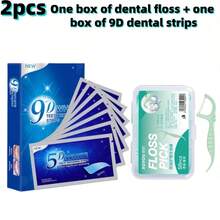 2pcs Portable Disposable Dental Floss/Dental Strips/Plastic Toothpicks, High Pressure Dental Floss Sticks, Oral Hygiene Cleaning, Deep Stain Removal, Bright Smile Teeth Strips - Multicolor - View 12