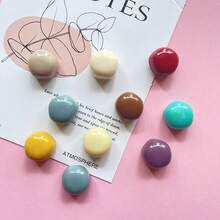 2/8/10/12pcs Colorful Round Glossy Fridge Magnets - Charming Decorative Magnets For Kitchen, Office Whiteboard, Storage Cabinet And Dishwasher - Ideal For Home Decor And Mother's Day Gift, Refrigerator Magnets - Multicolor - View 6