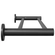 vidaXL Porte-serviettes Noir 61 x 14,5 x 5 cm Acier inoxydable - Noir - Voir 6