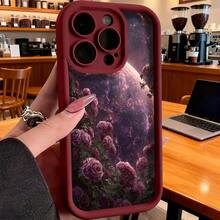 Funda de teléfono de moda, compatible con varios modelos de ,  y , funda de teléfono con patrón de galaxia rosa para , , funda de teléfono , regalo de funda de pareja para novio o novia, regalo de San Valentín o cumpleaños, este es un regalo popular para amigos o socios, adecuado para ocasiones de negocios. Duradera, resistente a las manchas y a las huellas dactilares, esta nueva funda para teléfono de hombres y mujeres es un gran regalo. - Blanco - Ver 4