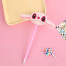 Cute Creative Stitch Plush Ballpoint Pen (Random Delivery) - Black - View 6