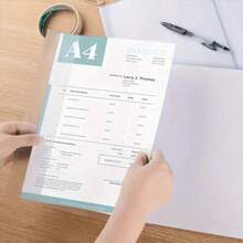 5/10pcs Transparent Plastic Book Covers, Self-Adhesive Seal, Waterproof & Durable, Suitable For School, A4, 16K, A5 Size, Back To School, School Supplies - Multicolor - View 6