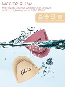 2PCS Personalized Customization Name Mini Silicone Oven Gloves Heat Resistant Non-Slip Kids Cooking Baking Kitchen Accessory Potholders Protective Mitts - Multicolor - View 7