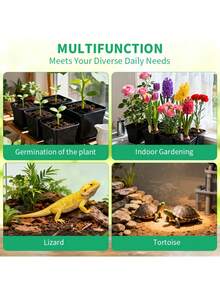 USB供电植物加热垫，育苗加热垫，室内托盘植物水培加热垫，面团发酵加热器，适用于室内园艺和种子发芽，无需电池