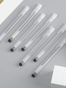 10/20/30/50支装 中性笔、圆珠笔、签字笔、黑色墨水笔、文具 - 黑色 - 查看 6