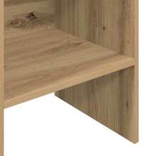 Larryhot Armadio per Libri rovere artigianale 40 x 35 x 180 cm, Facile da assemblare, dall'estetica elegante e raffinata, pratica per riporre gli oggetti, la scelta ideale per l'organizzazione e la decorazione domestica - Castano - Visualizzare 8