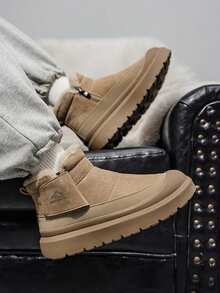 Herren Winter 2025 Neue Plüsch Verstärkte Weiche Sohle Rutschfeste Warme Winter Schuhe - mehrfarbig - Übersicht 3