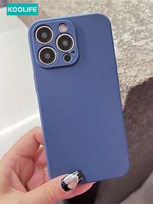 1pc Liquid Silicone Phone Protective Case Compatible With IPhone 17 ProMax/17/17 Pro/17 Air/16/16 Pro/16 Plus/16 ProMax/13/13 Pro/13 ProMax/14/14 Plus/14 Pro/14 ProMax/15/15 Pro/15 Plus/15 Pro/15 ProMax, Shock-Proof, Multiple Colors Available - Royal Blue - View 2