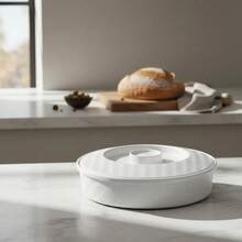 Máquina de tortillas de plástico de moda |   Resistente al microondas |   10 Piezas Beige PlusCalidad premium - Blanco - Ver 10