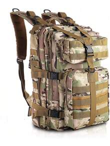 Outdoor Backpack Camouflage Tactical Casual 3P Waterproof Mountaineering Sports Travel Camping Multifunctional Hiking Double Shoulder Bag For Men - Nhiều màu - Xem 1