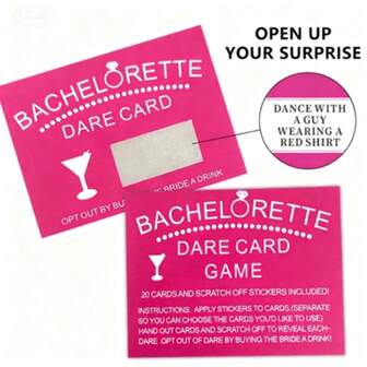 Juego de tarjetas rascables para fiestas - Tarjetas de desafío creativas con pegatinas rascables, adecuadas para fiestas de adultos, fiestas de solteros y eventos de celebración