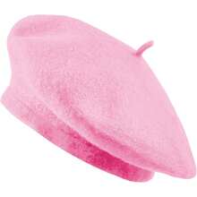 Beret, French Beanie, Outdoor, Winter, Fashion Lady Hat - Pink - View 1