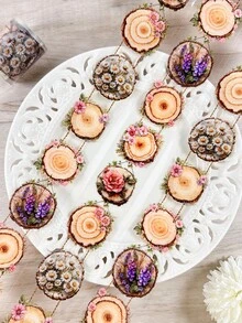 1卷创意木纹标签风景PET装饰胶带，适用于剪贴簿、DIY、手账、杂志、相册 - 彩色 - 查看 6