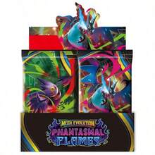 Pokémon Trading Card Game: - ME02 Pokémon Phantom Flame Booster Pack - 4 Packs [Random Designs]