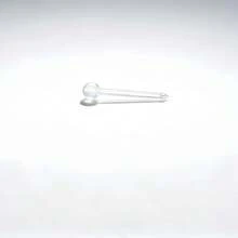 64pcs/Pack PP (Polypropylene) Invisible Nose Studs & Rings Set, Includes Straight, Curved, Transparent Styles, Body Piercing Jewelry, Wholesale In Stock - Clear - View 4