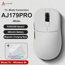 AJAZZ-AJ179 PRO/P 系列无线游戏鼠标,右手游戏鼠标。PAW3395/PAW3311,轻巧/长续航/游戏办公两用鼠标 - AJAZZ 官方正品 - 查看 12