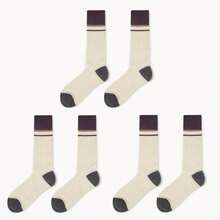 1 Đôi tất Hàn Quốc phong cách tạp chí Xuân/Hè 2025, tất mỏng cao đến đùi cổ điển, ấm áp - Nhiều màu - Xem 14