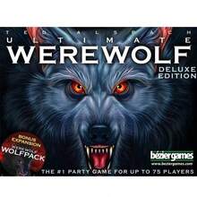 豪华版狼人杀桌游：末日派对游戏，适合1-75名玩家，怪物收集策略游戏，高级卡牌，狼人杀游戏之夜，派对游戏，卡牌材质 - 黑色 - 查看 1