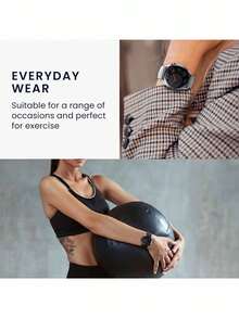 1Pc Unisex Stylish Silicone Watch Strap, Compatible With Huawei Fit 2 And Fit 3 Smartwatches, Also Compatible With Huawei Fit3, Fit2, Fit4/Pro Classic Silicone Straps. Compatible With Huawei Fit3 And Fit2 Smartwatches/Smart Bands. An Excellent Gift Choice For Valentine's Day, Birthdays, Holidays, Everyday Wear, And Sports And Fitness Activities - For Hua-wei Watch Fit3/4/4 Pro - View 7