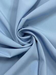 Kemeja Kasual Pria, Kain Polos Bergaris, Lengan Pendek, Desain Cetak Kuda Kustom, Minimalis Serbaguna untuk Beraktivitas Sehari-hari - Biru - View 4
