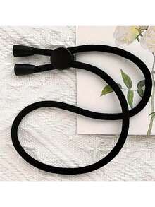 这款5条装的纽扣发圈采用可调节扣设计，可牢固固定浓密秀发，呵护发丝。采用弹力尼龙材质，经久耐用，黑色。非常适合扎马尾辫/发髻。实用舒适。尤其适合浓密/卷发，这些发圈采用可调节纽扣设计，佩戴牢固，不伤发。 - 彩色 - 查看 10