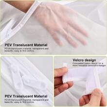 Protector De Ropa Colgante, Bolsas De Almacenamiento El Armario Colgante Impermeable a Prueba De Polvo Translúcida Con Cremallera, Protector De Ropa Para Closet, 60x60x120 Cm,37365522 - Multicolor - Ver 5