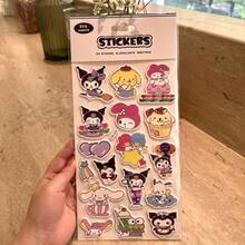 1pc Kawaii Stickers | Self Adhesive Stickers For DIY Craft Projects, Cute INS Style Cartoon Animals, Strong Adhesive, Suitable For Decorating Scrapbooks, Diaries, Phone Cases, Desktops, Rooms, Laptops, Girls' Favorite Styles, Ramadan, Back To School Season, Valentine's Day Gifts - Multicolor - View 7