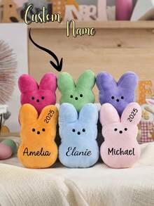 Personalized Chick-Shaped Candies, Inspired By Chick, Easter Chick And Bunny, Easter Basket Filler, Easter Gift For Easter Chick Candy Lovers - Multicolor - View 7