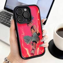 Funda de teléfono de moda, compatible con varios modelos de ,  y , funda de teléfono con diseño de personaje de anime para modelos de ,  y , protector de teléfono, funda de pareja, regalo para novio o novia, presente de vacaciones, este es un regalo popular para amigos o socios, adecuado para ocasiones de negocios. Duradera, resistente a las manchas y a las huellas dactilares, esta nueva funda para teléfono de hombres y mujeres es un gran regalo. - Blanco - Ver 1