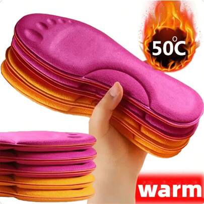 2pcs Self-Heating Insole In Winter, Padded Anti-Slip Memory Sponge Insole, Constant Temperature Insole For Feet In Winter, And Warm Sports Insole For Men And Women.(Random Colors)1pair/2pcs, Shoe, Spring Summer Picks, Brides Maid Gifts, Room, Beach, Travel, For Men, For Women, Vacation, Women's Day, Wedding Favors, Y2k, Bedroom, Women, Cute Stuff, Mother's Day Gift, Garden, Summer, Beach, Squishy, Graduation, Shoe Rack, Storage Saver, Commencement, Congrats Grad, Graduation Party