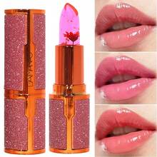 1pc Color-Changing Lipstick-Sensitive Natural Lipstick, Color-Changing Moisturizing Lip Balm, Lip Makeup Brand, Beauty And Facial Makeup, Suitable For Women And Girls, A Winter Essential, Fashionable And Versatile, Ideal Gift For Birthdays And Christmas Parties, Best Color - Honey - 查看 1