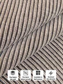 1pc Jacquard Chenille Sofa Cushion, Suitable For All Seasons, Modern Minimalist Style, Pet-Friendly, Anti-Dirty And Anti-Slip Sofa Cover, Spring/Autumn Anti-Scratch Sofa Protector For L-Shaped Combination Sofa And 1/2/3/4 Seat Sofa (Sold Individually) - Light Grey - View 10