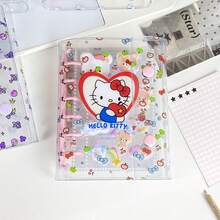 A7尺寸透明便携文件袋，双扣设计，适合存放照片，也可作相册、文具袋、笔记本袋、贴纸簿袋、办公用品袋、学习用品袋使用，新学期必备 - 彩色 - 查看 1