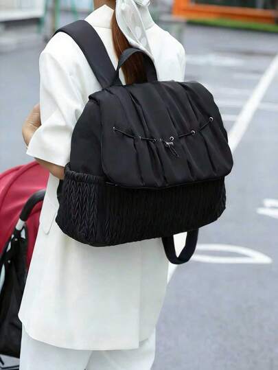 大容量,輕盈,多功能嬰兒尿布包背包,適用於戶外活動