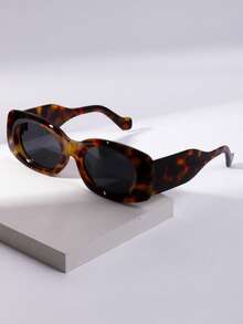 Ochelari de soare personalizați retro ovali cu ramă mică, versatili și la modă, potriviți pentru ocazii zilnice, casual, plajă, petrecere, afaceri pentru femei și bărbați, ochelari decorativi de înaltă calitate